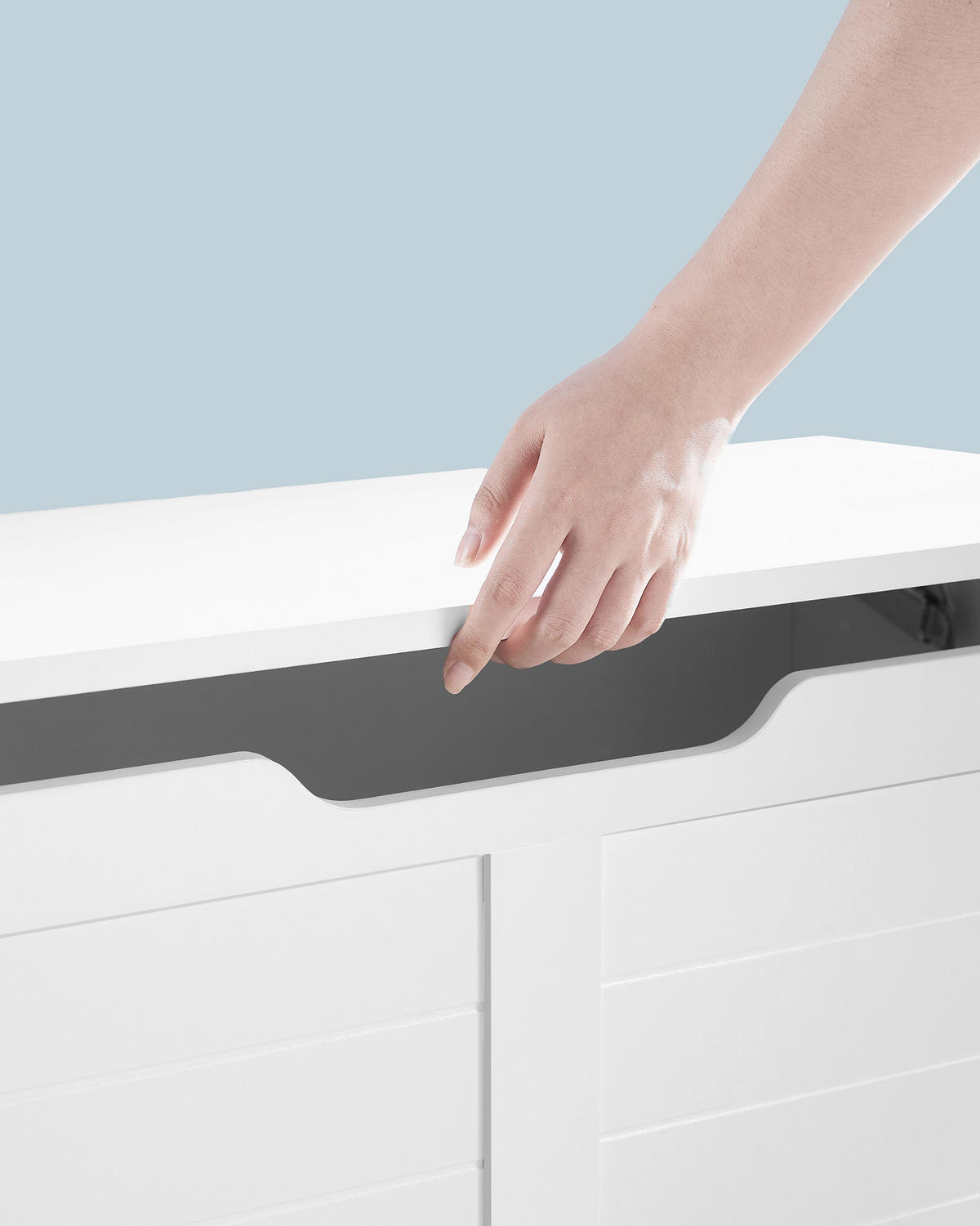 SCHUHBANK Weiß  - Weiß, Trend, Kunststoff (80/46/40cm) - Boxxx