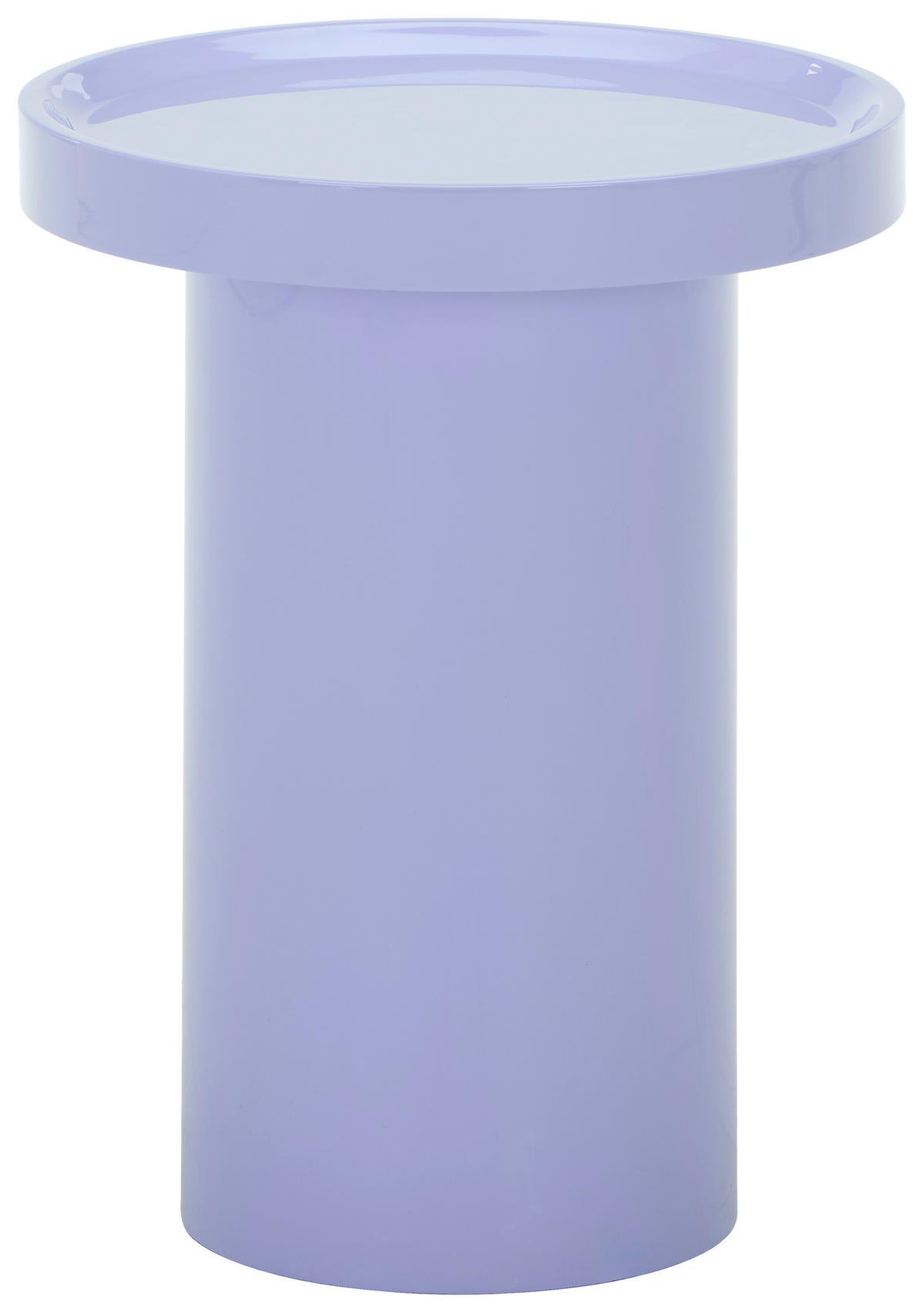BEISTELLTISCH 40/40/50,5 cm Lila rund  - Lila, Design, Holzwerkstoff (40/40/50,5cm) - Novel