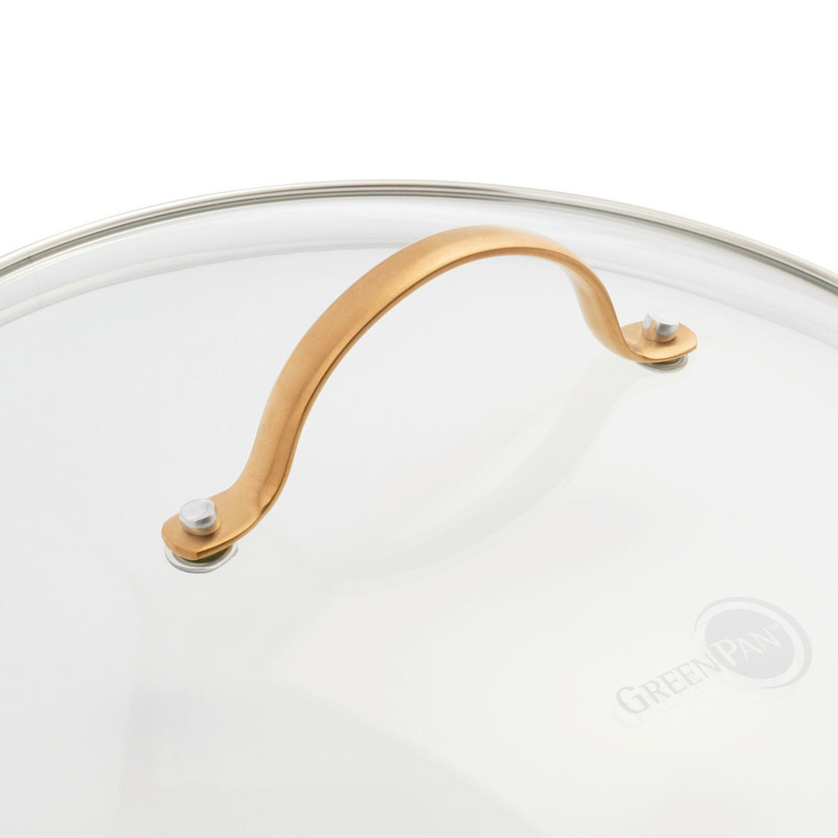 KOCHTOPFSET Padova Reserve 6-teilig  - Pink/Goldfarben, Basics, Glas/Metall - GreenPan