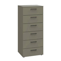 KOMMODE Primolar Garda  in 50/118/41 cm  - Schwarz/Grau, Design, Holzwerkstoff/Kunststoff (50/118/41cm) - Xora