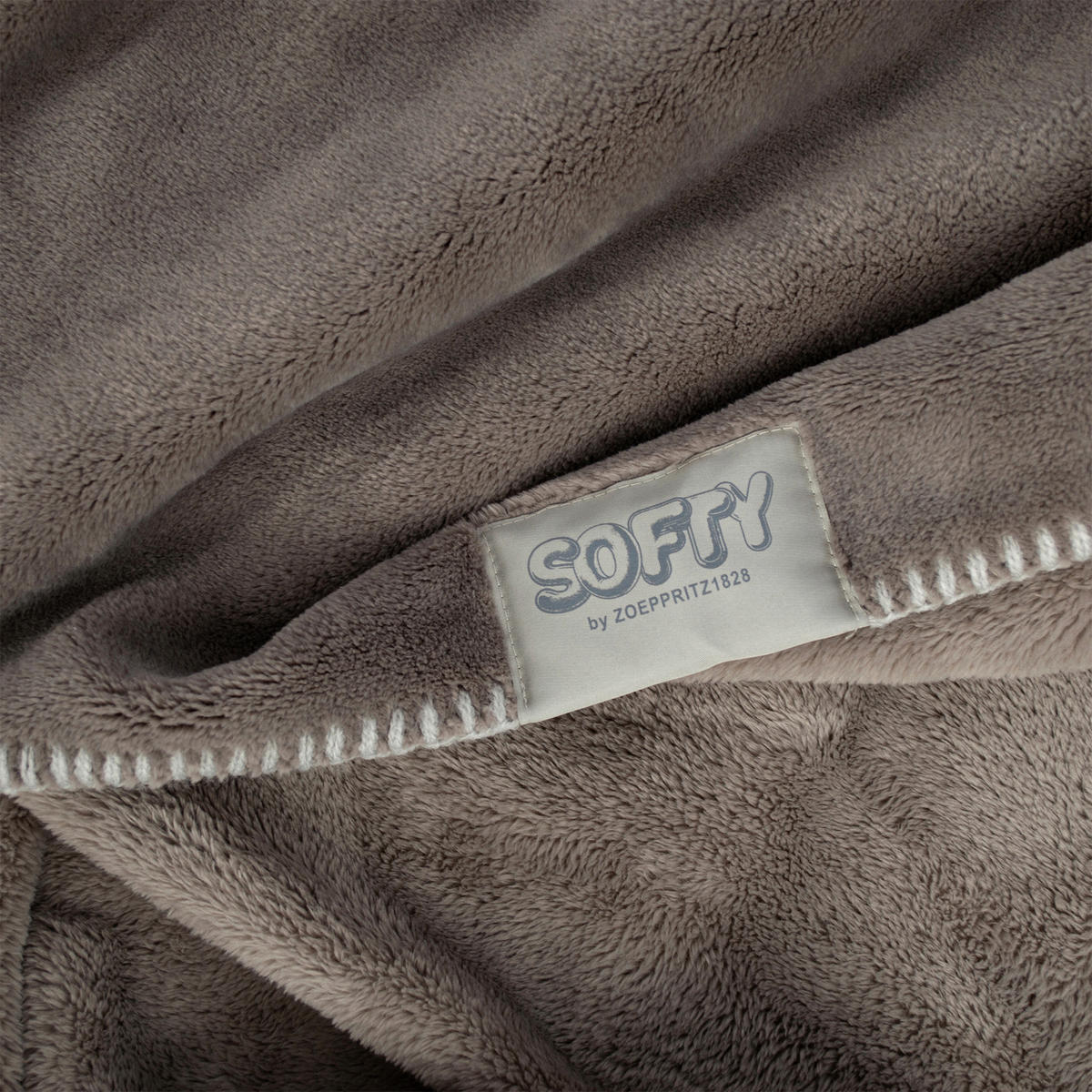 TAKARÓ 140/190 cm  - szürkésbarna, Basics, textil (140/190cm) - Zoeppritz