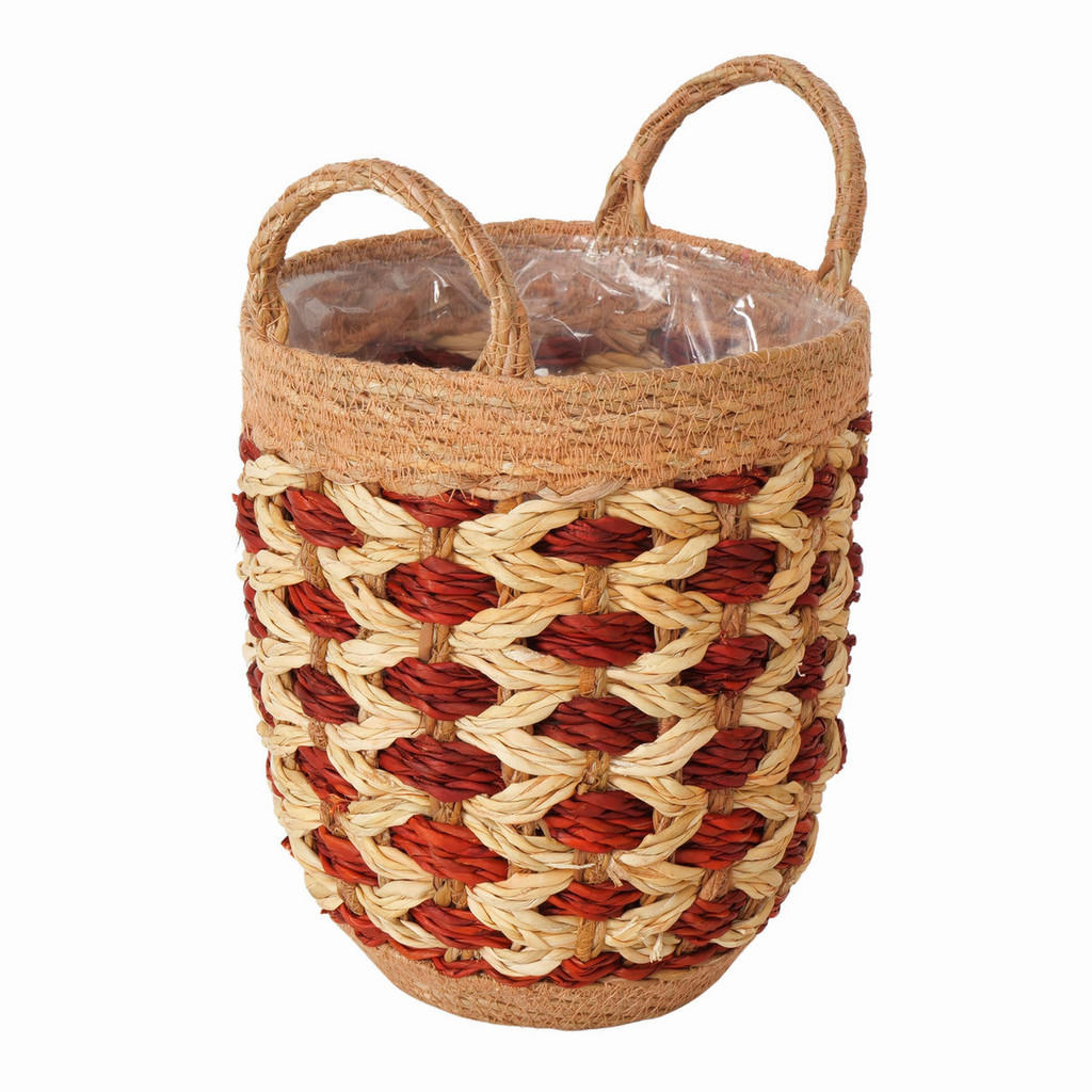 XXXL KVĚTINÁČ přírodní materiály, 20/20/29 cm