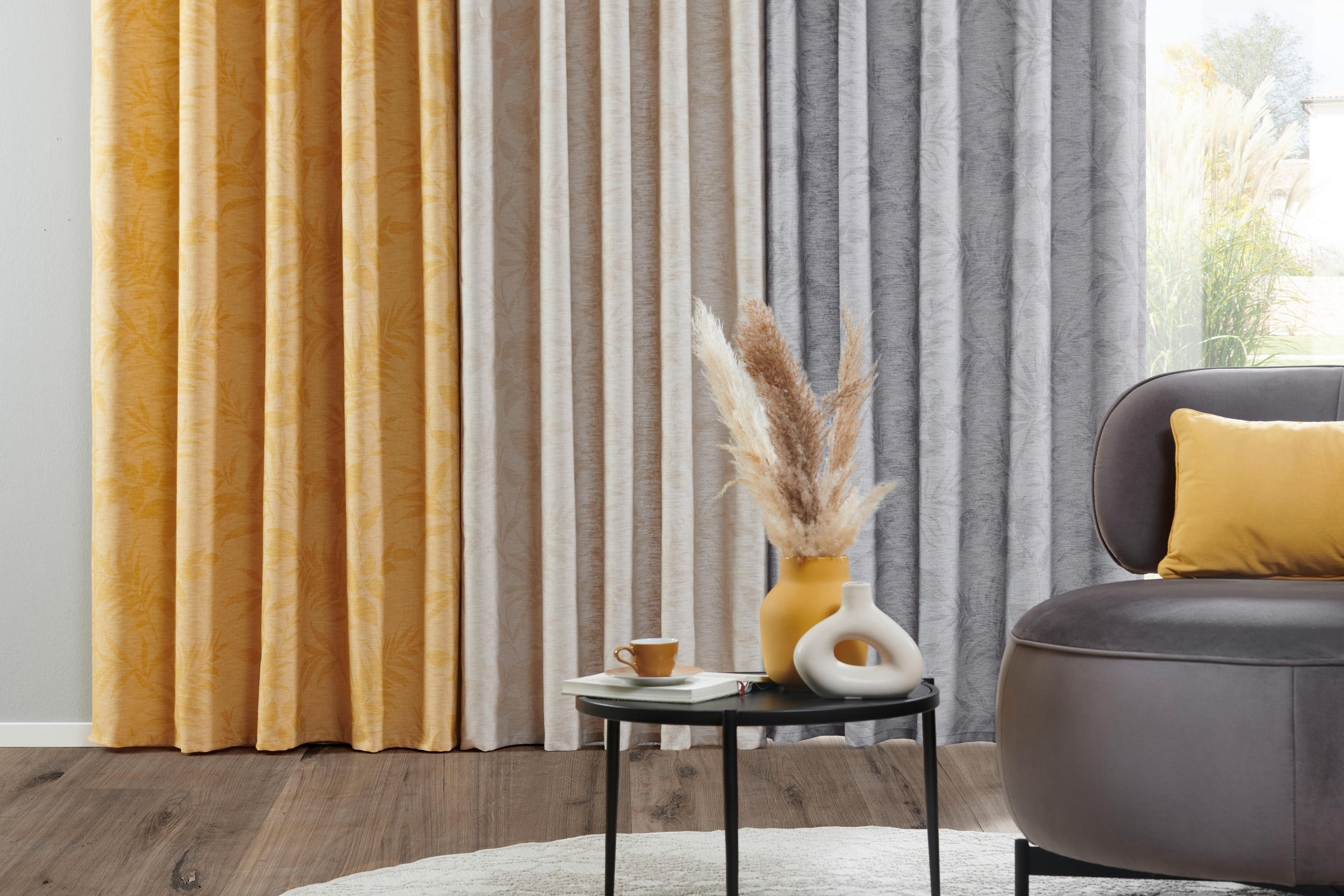 DRAPERIE CONFECȚIONATĂ opac - bej, Konventionell, textil (140/245cm) - Esposa