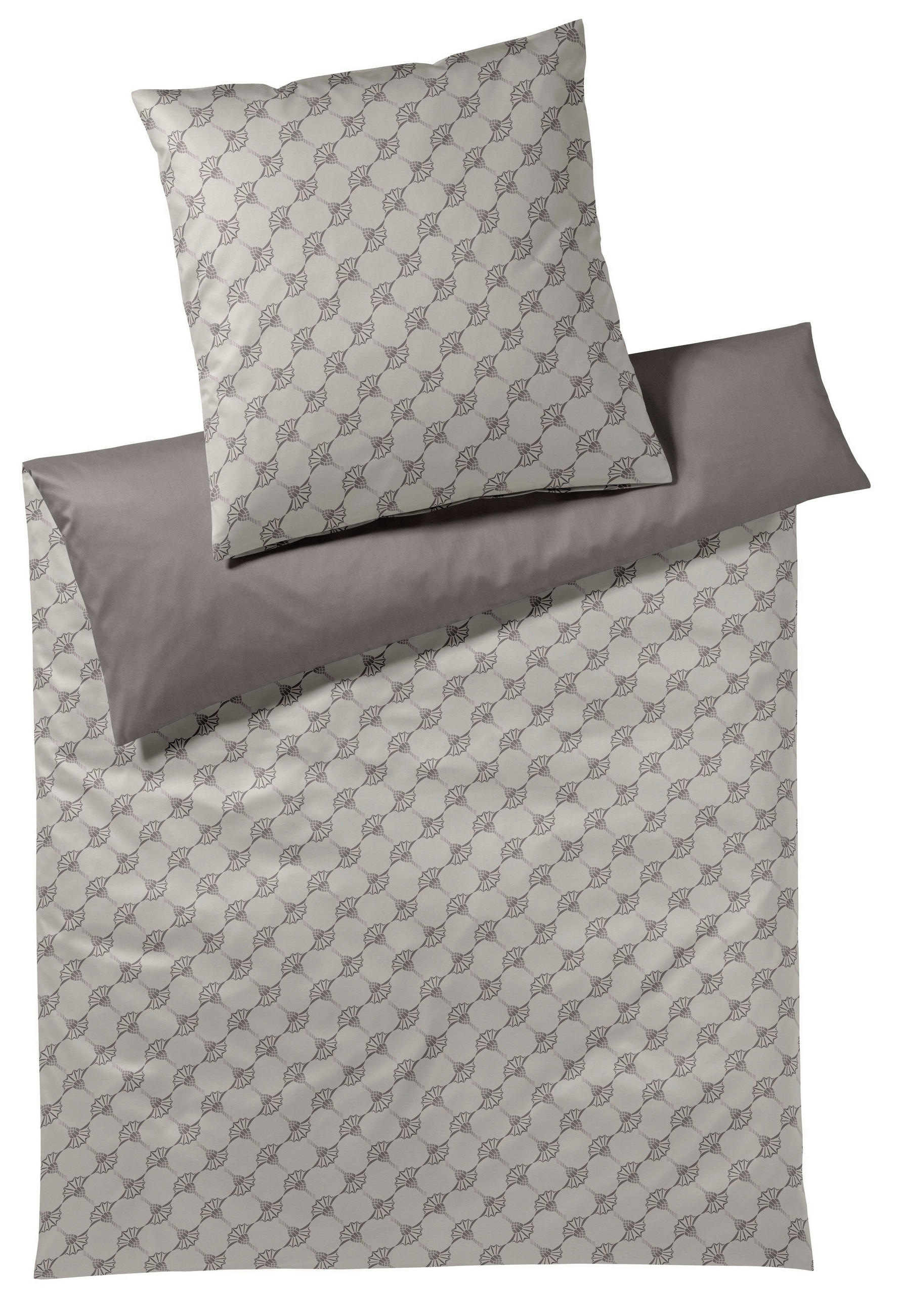 Joop! POVLEČENÍ, makosatén, šedohnědá, 200/200 cm