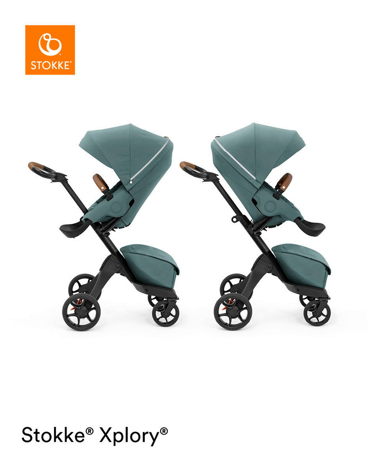 DEČJA KOLICA  Xplory X  - crna/petrolej plava, Osnovno, tekstil/metal (56/131/100,5cm) - Stokke
