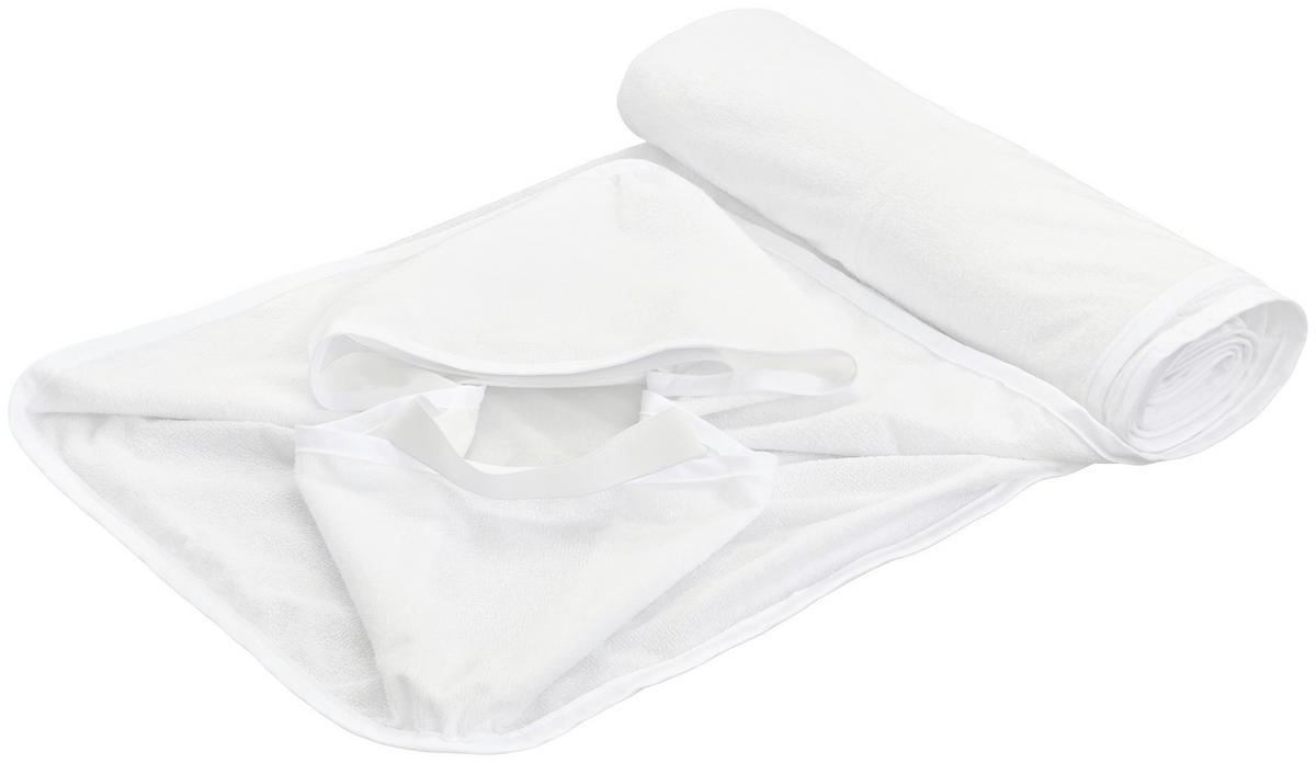 CHRÁNIČ MATRACA, 90/200 cm - biela, Basics, textil (90/200cm) - Sleeptex