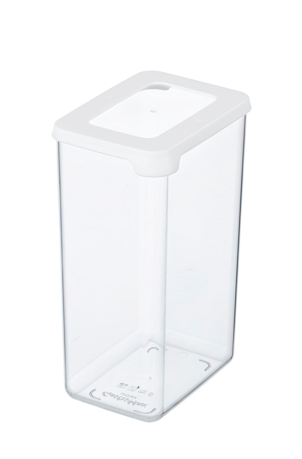 MATLÅDA 1,6 l  - vit/transparent, Basics, plast (9/13/20cm) - Gastromax by Orthex