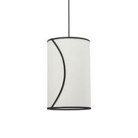 ZÁVĚSNÉ SVÍTIDLO, 25/40 cm  - bílá, Basics, textil (25/40cm)