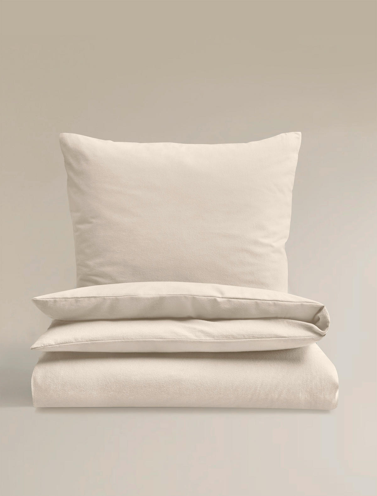 BETTWÄSCHE Biber 135/200 cm  - Creme, Basics, Textil (135/200cm) - Bierbaum