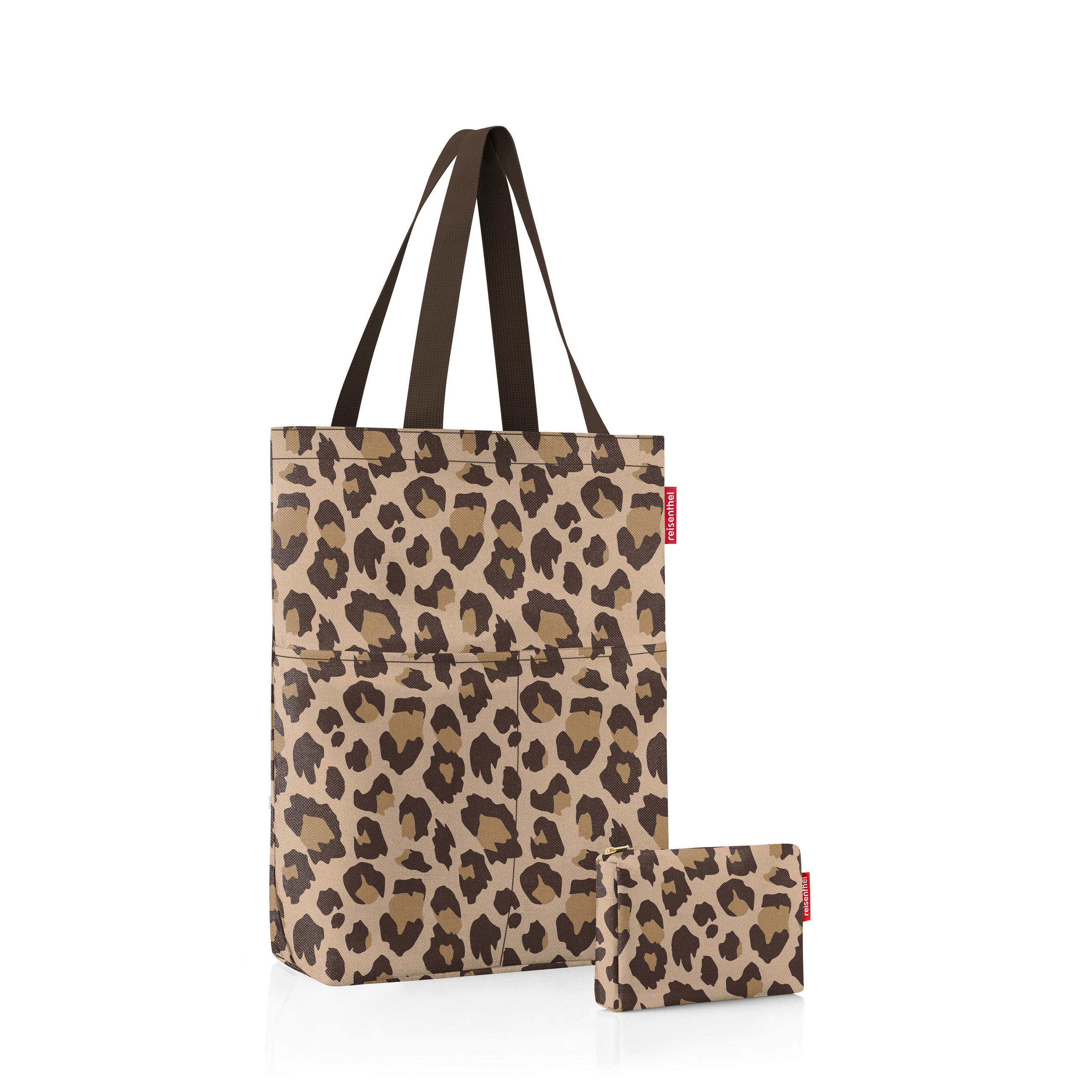 SCHULTERTASCHE  - Beige/Braun, Basics, Kunststoff/Textil (47/44/17cm) - Reisenthel