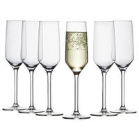 SET ČAŠA  6 delova   - providno, Osnovno, staklo - Alpina 6287
