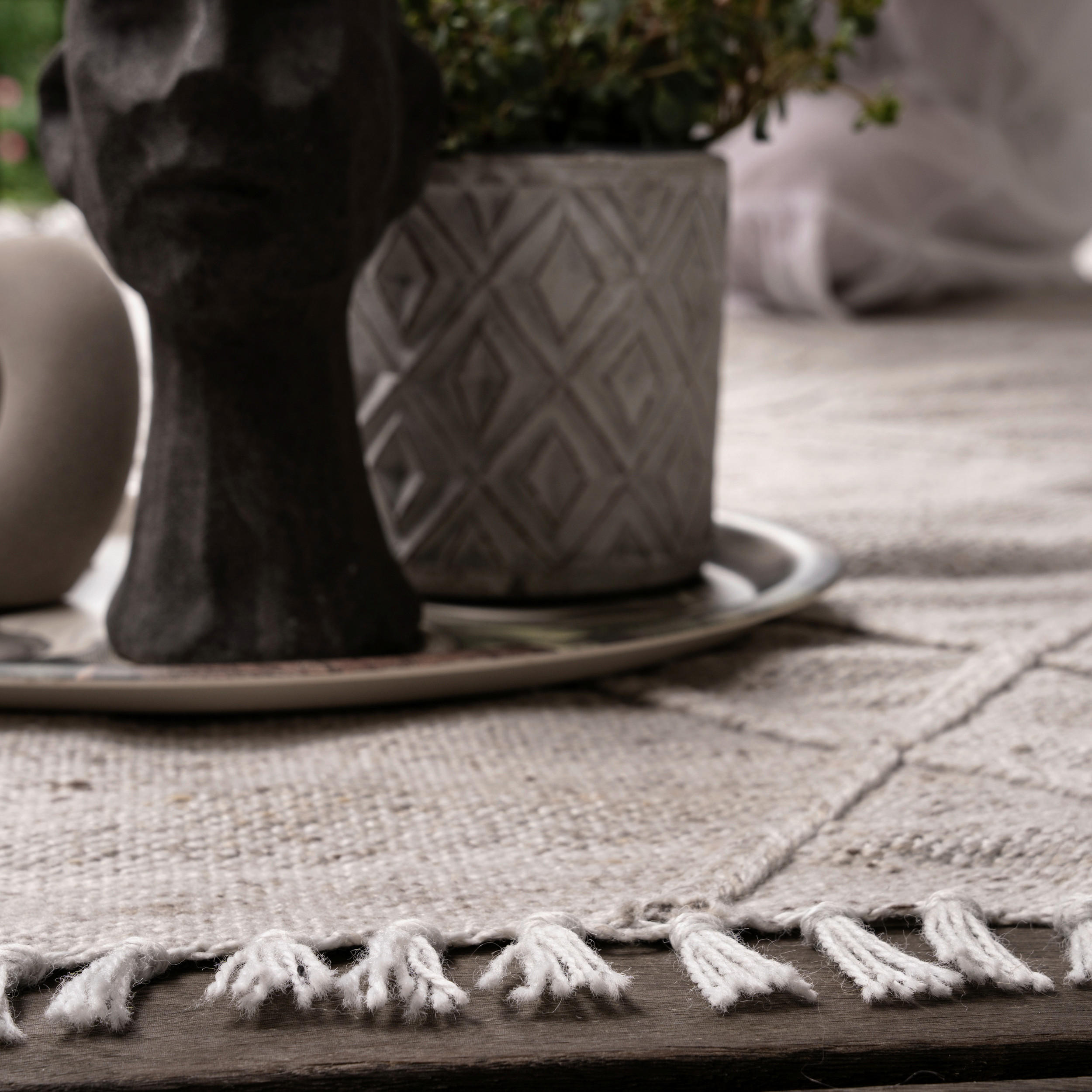 FLACHWEBETEPPICH 160/230 cm My Dakar  - Creme, Basics, Textil (160/230cm)