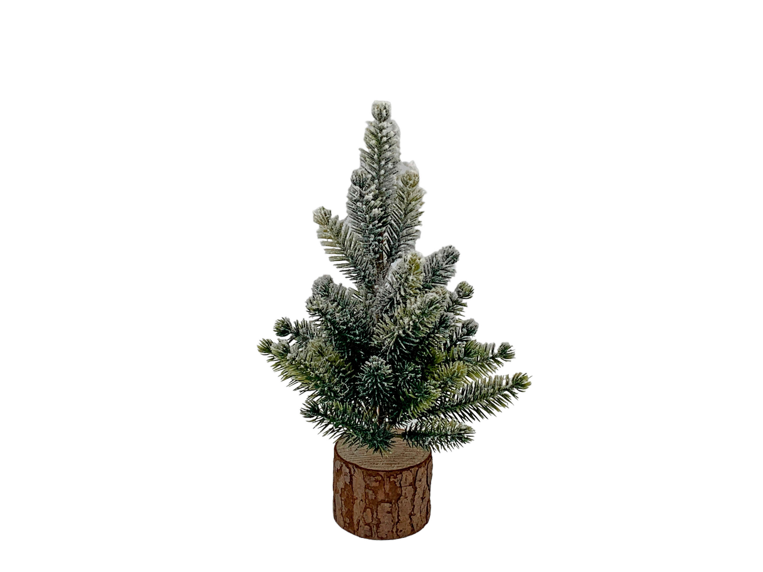 DEKORATIONSTRÄD  - vit/grön, Lifestyle, trä/plast (23cm) - X-Mas