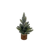 DEKORATIONSTRÄD  - vit/grön, Lifestyle, trä/plast (23cm) - X-Mas