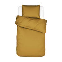 BETTWÄSCHE Minte Satin 135/200 cm  - Olivgrün, Basics, Textil (135/200cm) - Essenza