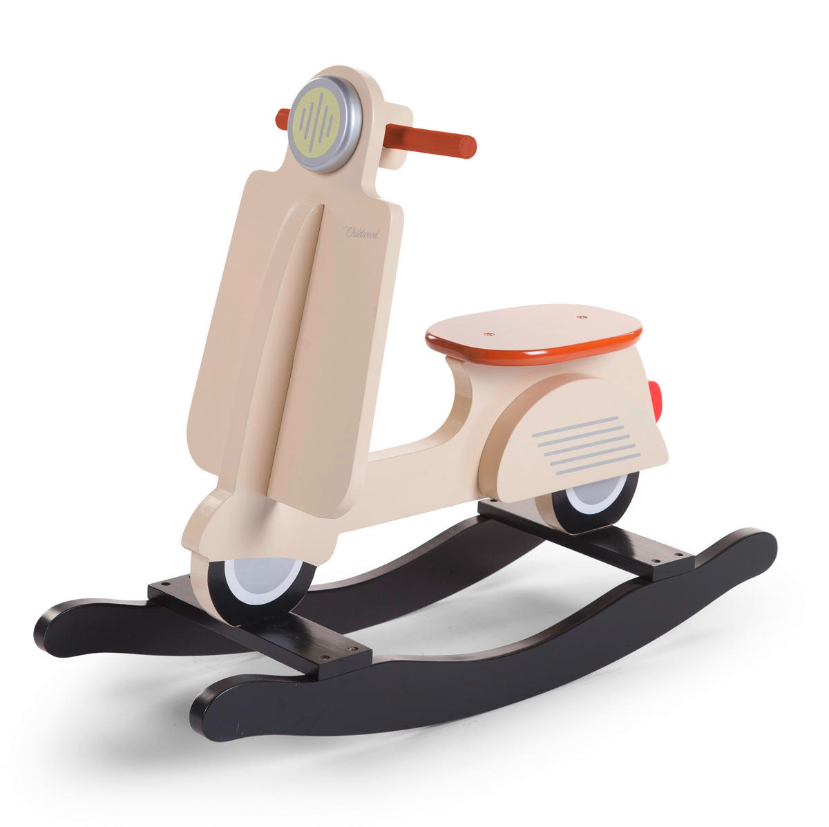 SCHAUKELTIER - Creme, Basics, Holzwerkstoff (70/25/57cm) - Childhome