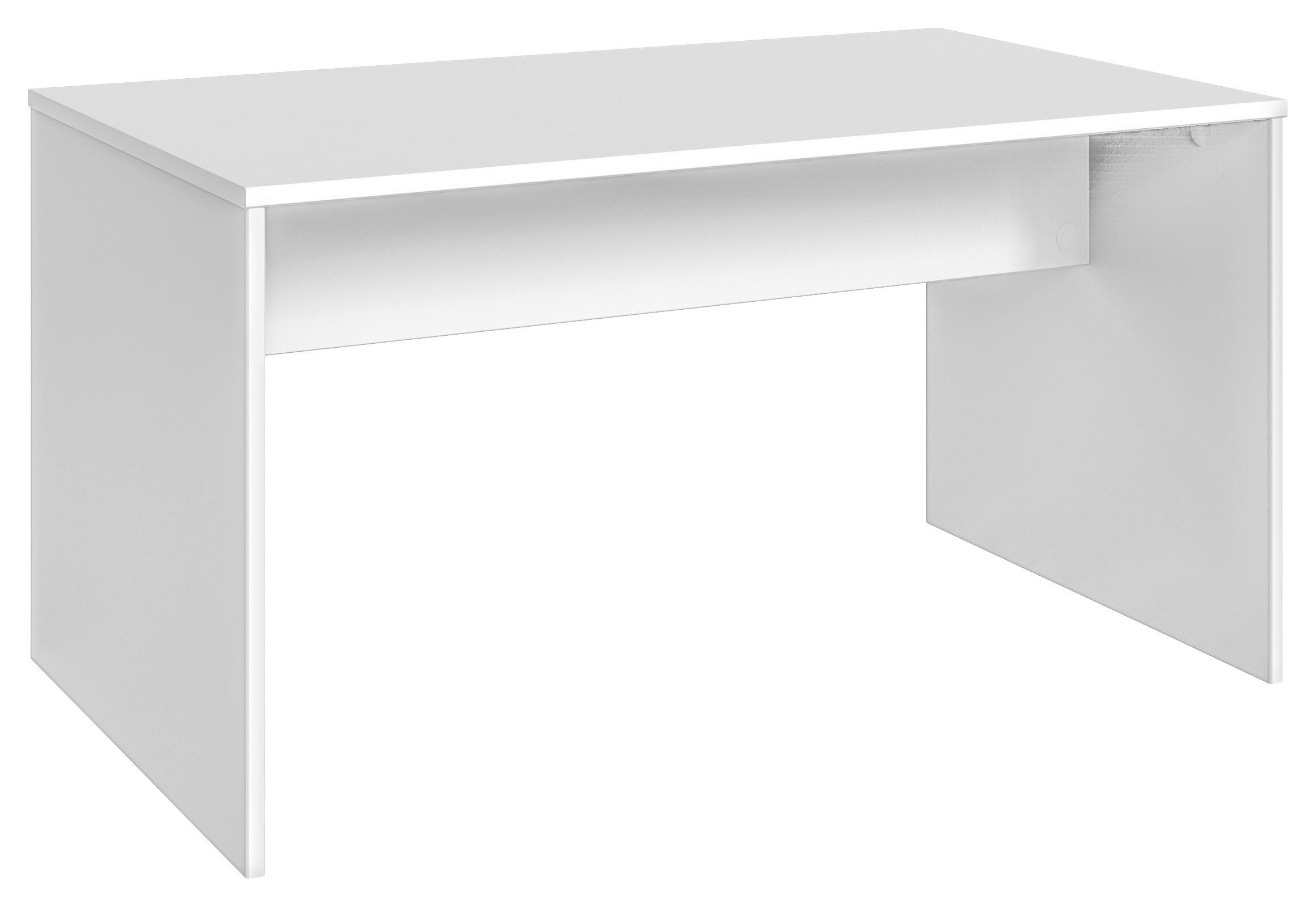 SCHREIBTISCH Weiß - Weiß, KONVENTIONELL (140/70/72cm) - Carryhome