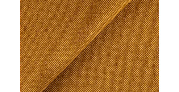 ECKSOFA Senfgelb Flachgewebe - Senfgelb/Schwarz, Design, Kunststoff/Textil (278/175cm) - Xora