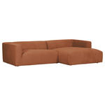 ECKSOFA in Chenille Braun  280/175 cm  - Schwarz/Braun, Design, Kunststoff/Textil (280/175cm) - Landscape
