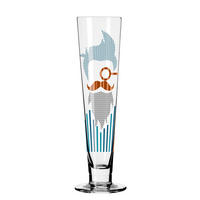 BIERGLAS 385 ml  - Türkis/Blau, LIFESTYLE, Glas (7,5/7,5/24,9cm) - Ritzenhoff