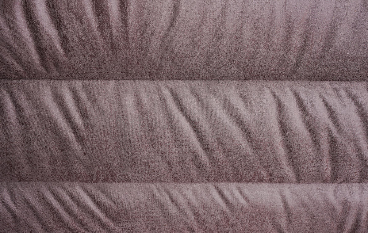 SITZBANK 177,5/87/64 cm Struktur Taupe  - Taupe/Schwarz, Design, Textil/Metall (177,5/87/64cm) - Hom`in