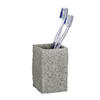 ZAHNPUTZBECHER  - Grau, Basics, Kunststoff (6/10,5/6cm) - Wenko