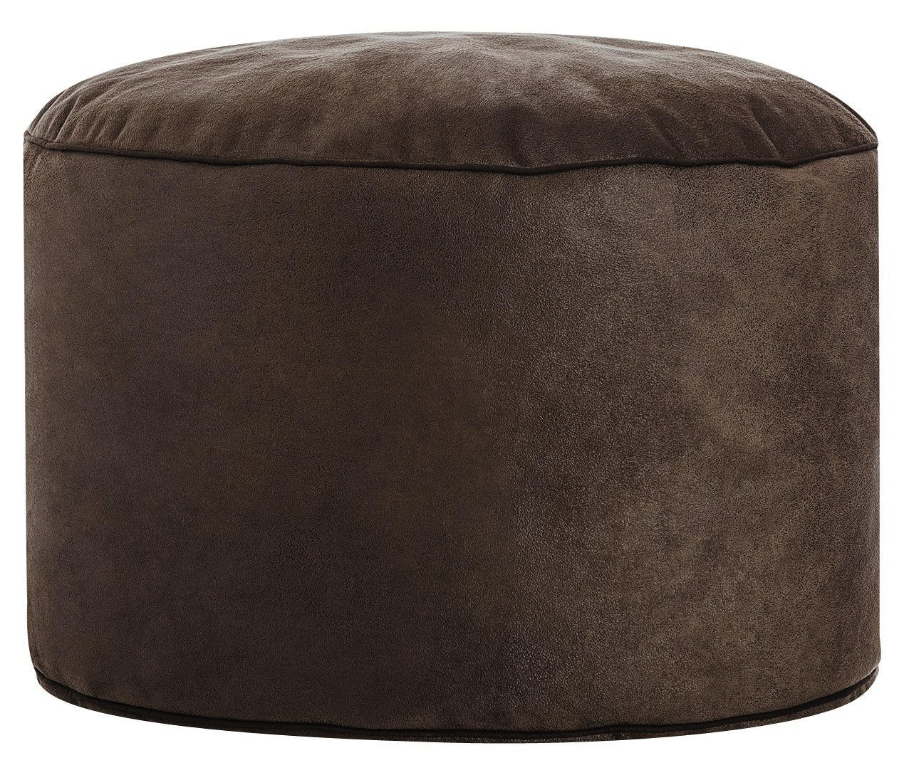 POUF in Textil Braun  - Braun, Design, Textil (50/30/50cm)