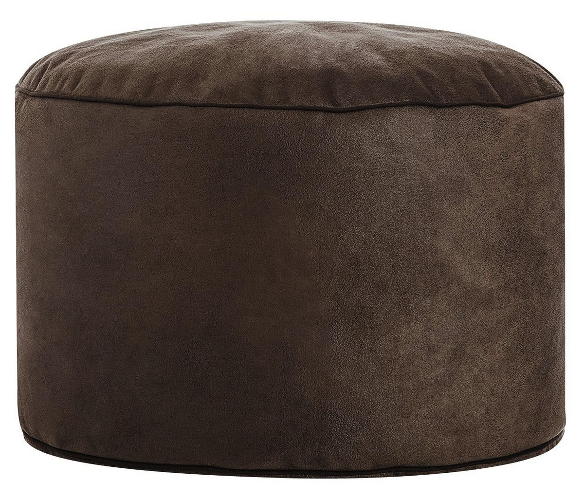 POUF in Textil Braun  - Braun, Design, Textil (50/30/50cm)