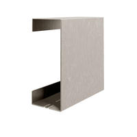 DUSCHABLAGE Metall  - Edelstahlfarben, Basics, Metall (22,5/22,5/9,5cm) - Novel