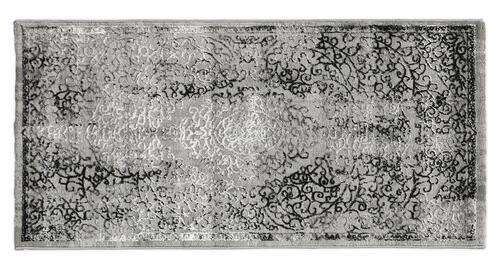 PLOCHO TKANÝ KOBEREC, 120/170 cm, sivá, čierna, strieborná - čierna/sivá, Basics, textil (120/170cm)