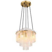 HÄNGELEUCHTE 40/120 cm  - Klar/Goldfarben, Basics, Metall (40/120cm) - Globo