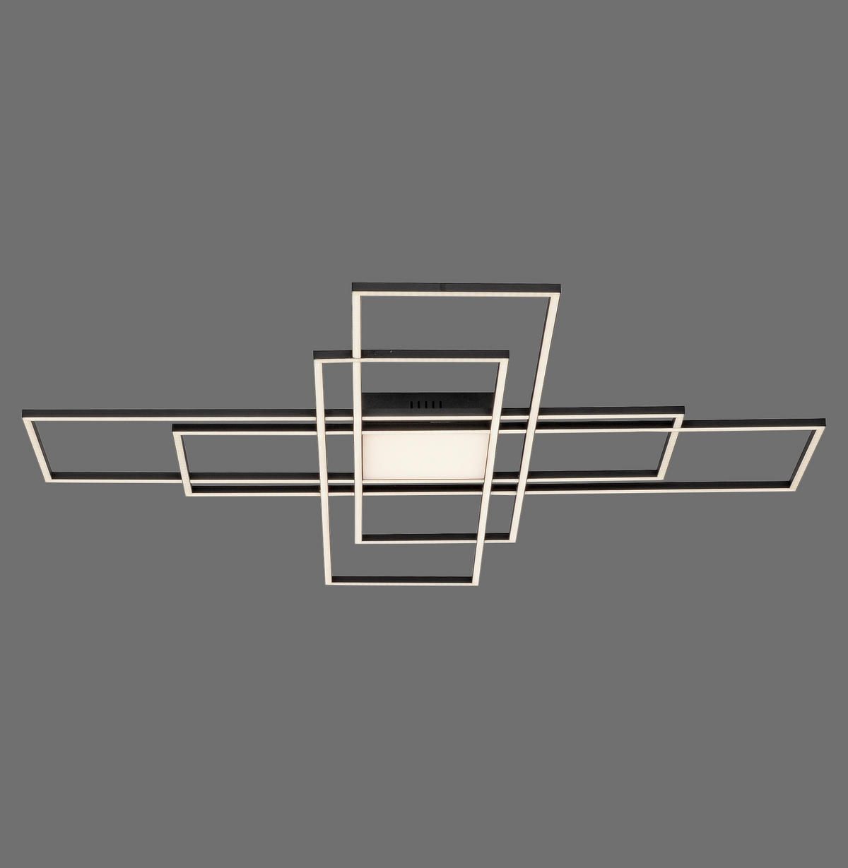 LED-DECKENLEUCHTE 110/110/6 cm    - Design, Kunststoff/Metall (110/110/6cm)