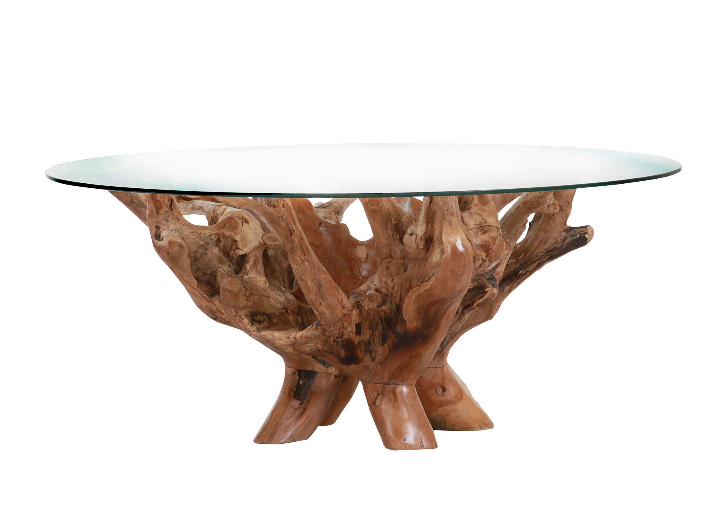 KONFERENČNÍ STOLEK, hnědá, dřevo, sklo, 110/46 cm - hnědá, Design, dřevo/sklo (110/46cm) - Landscape