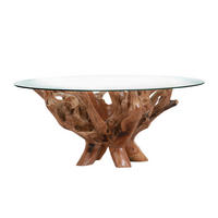 KONFERENČNÝ STOLÍK, hnedá, drevo, sklo, 110/46 cm - hnedá, Design, drevo/sklo (110/46cm) - Landscape