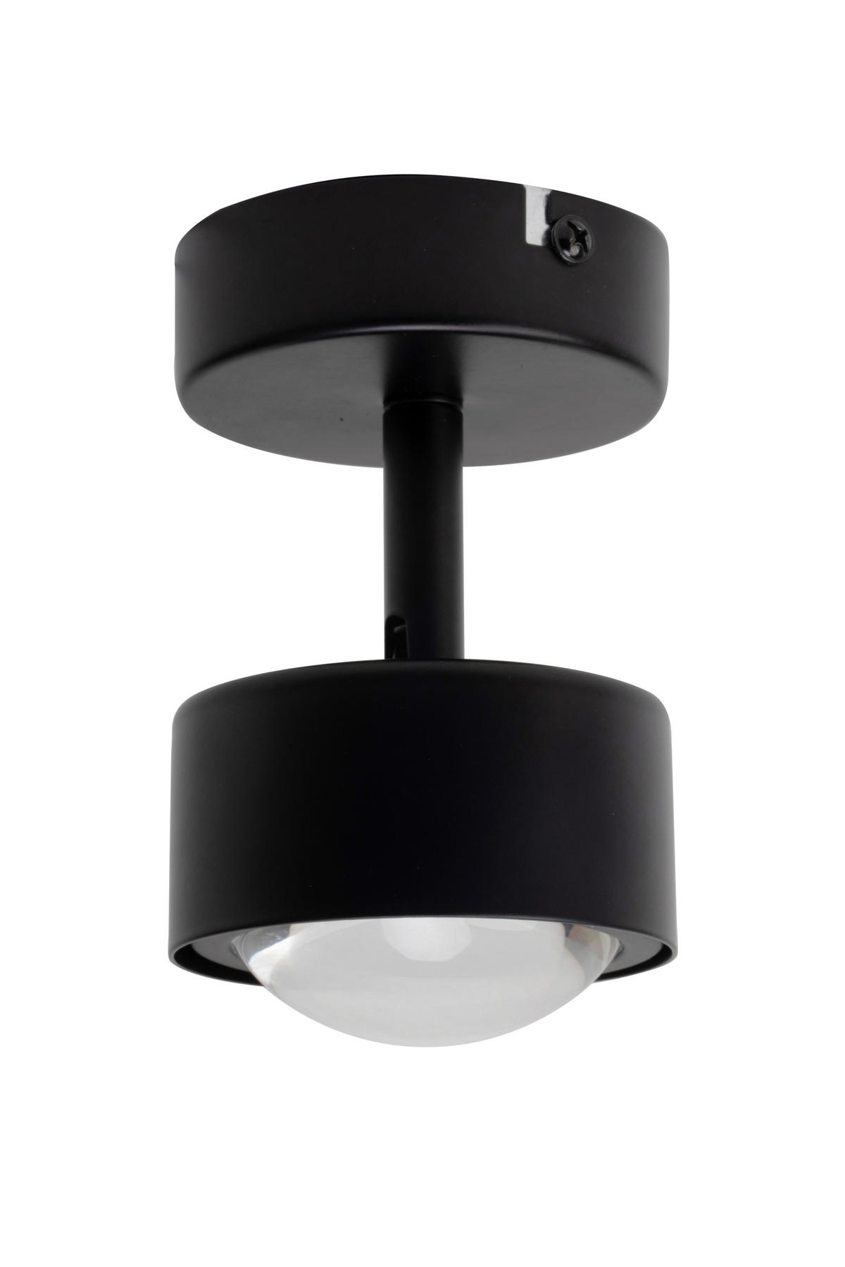 LED-STRAHLER Puk 8/10,8 cm   - Schwarz, Design, Metall (8/10,8cm) - Novel