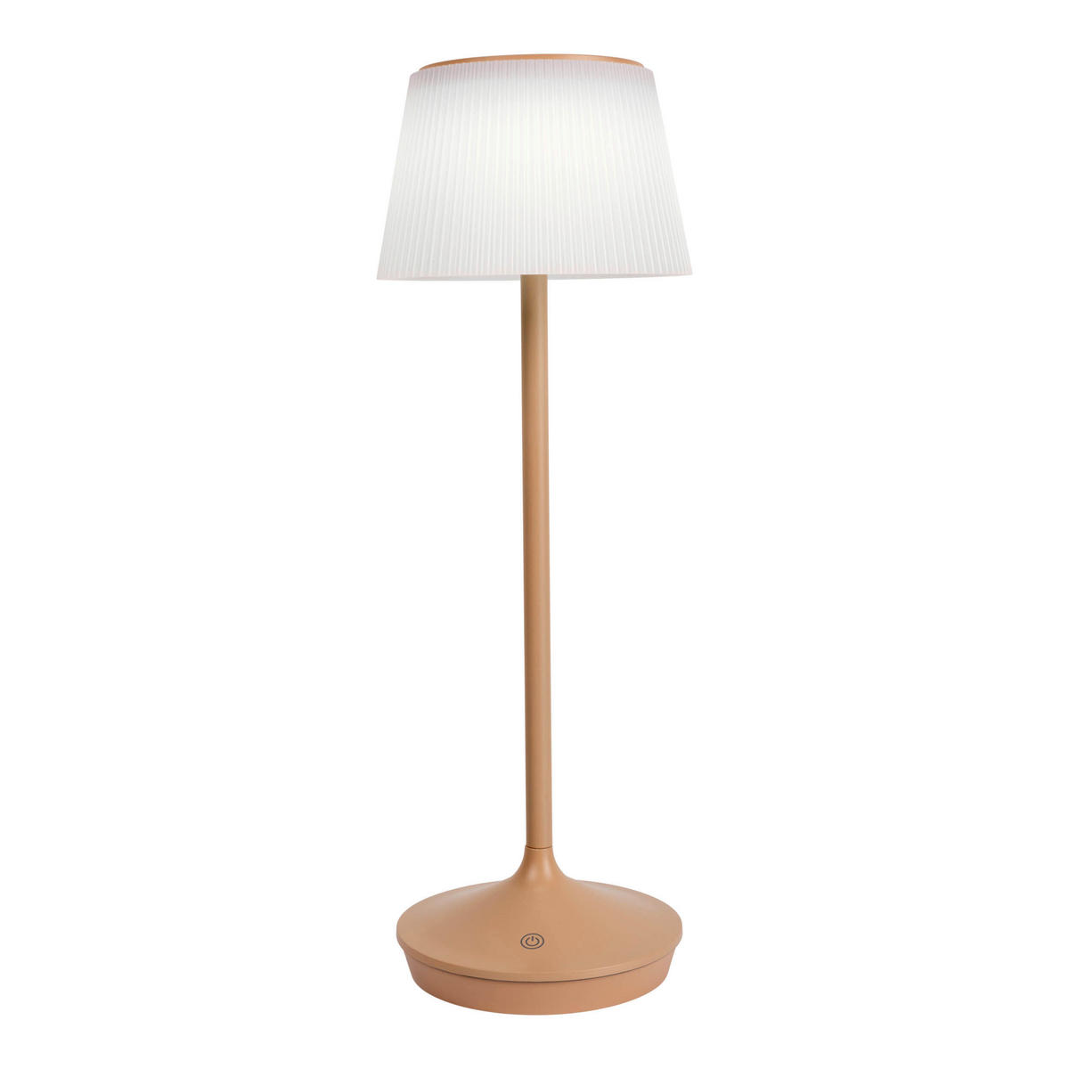 SOLARLEUCHTE EMMI 13/38 cm   - Beige/Weiß, Trend, Kunststoff/Metall (13/38cm) - Näve