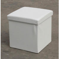 SITZWÜRFEL Weiß  - Weiß, Basics, Kunststoff (38/38/38cm) - Echtwerk