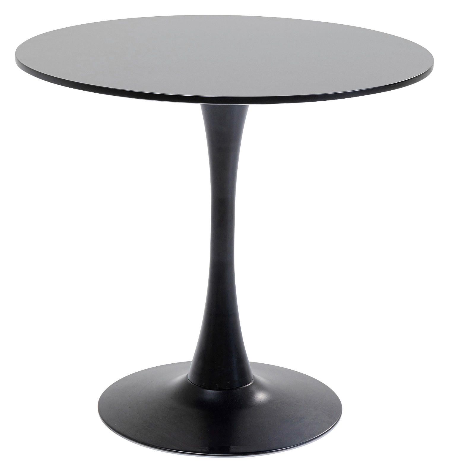 ESSTISCH in Holzwerkstoff 80/80/74 cm  - Schwarz, Design, Holzwerkstoff/Metall (80/80/74cm) - Kare-Design