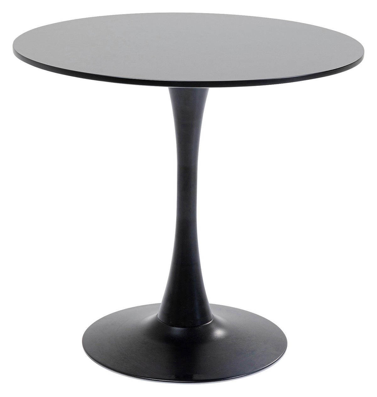 ESSTISCH in Holzwerkstoff 80/80/74 cm  - Schwarz, Design, Holzwerkstoff/Metall (80/80/74cm) - Kare-Design