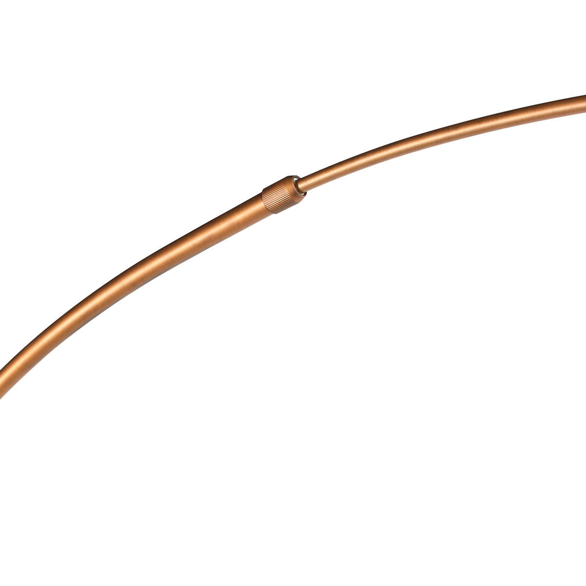 BOGENLEUCHTE Sparkled Light 45/240/210 cm   - Bronzefarben, Design, Metall (45/240/210cm)