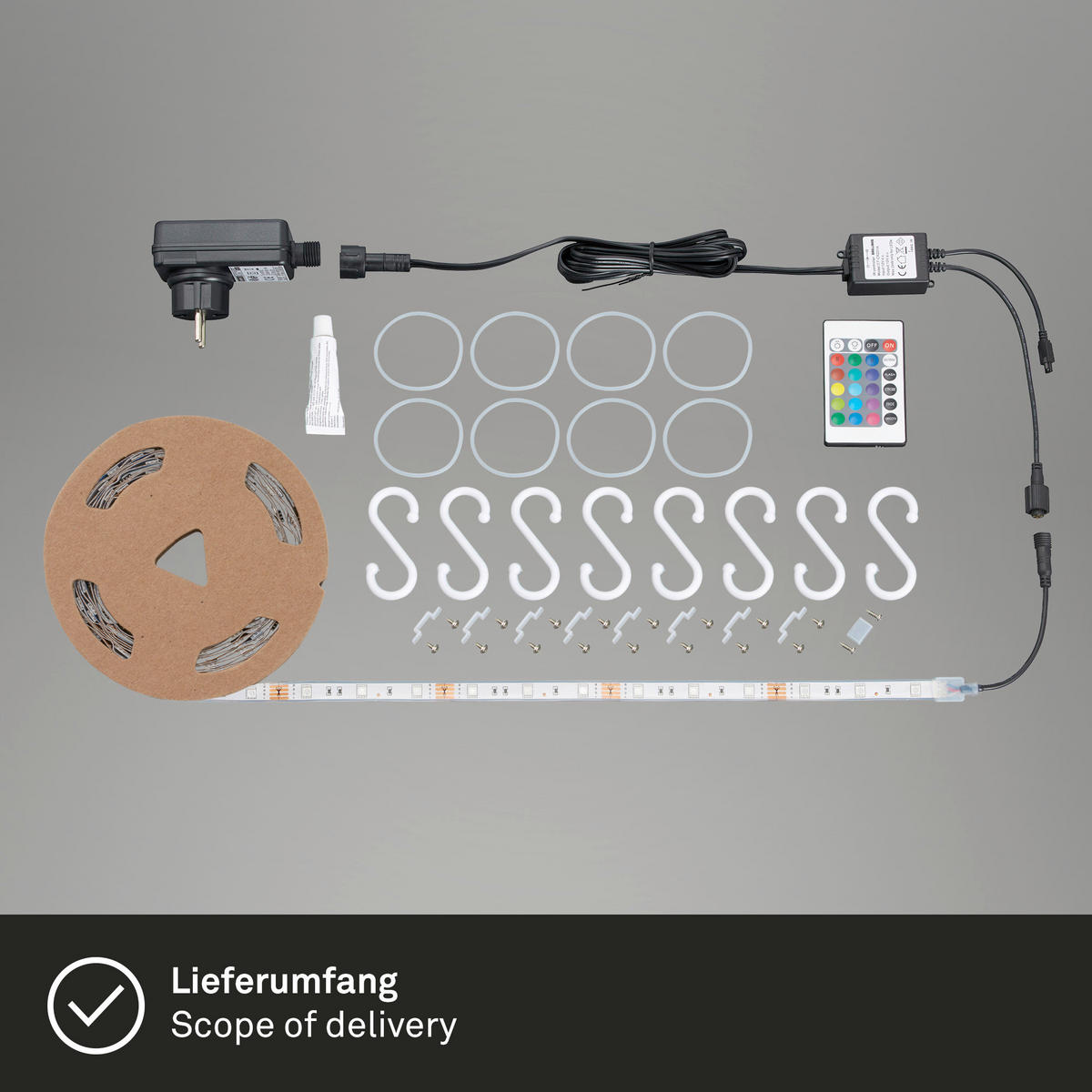 LED-STRIP   - Weiß, Design, Kunststoff (1/500cm)