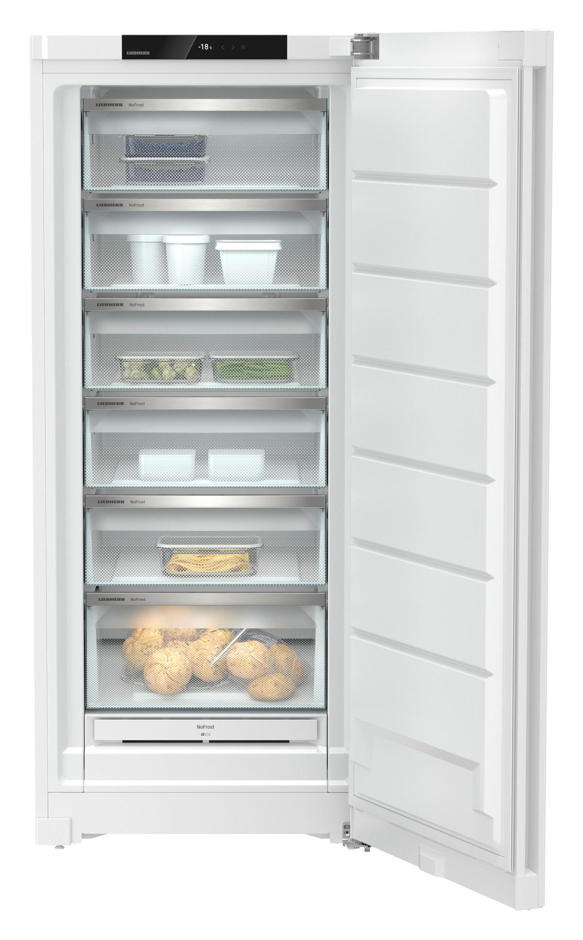 GEFRIERSCHRANK FNc 7026  - Weiß, Basics, Metall (69,7/165,5/76cm) - Liebherr