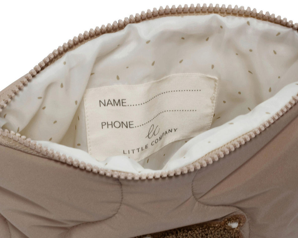 WICKELTASCHENZUBEHÖR - Braun, Basics, Textil (22/16/10cm)