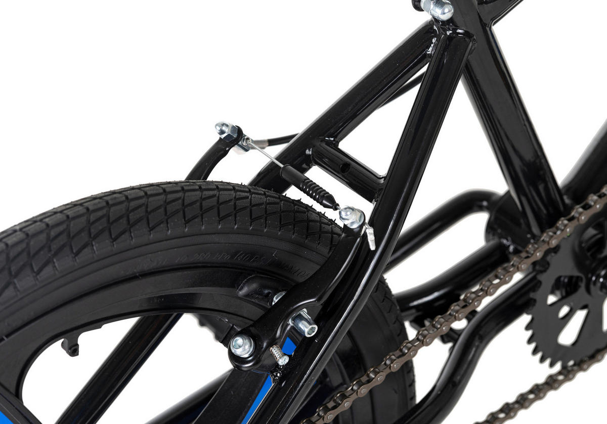 BMX FREESTYLE 544B 20 Zoll  - Blau/Schwarz, Basics, Metall (70/100/70cm) - KS Cycling