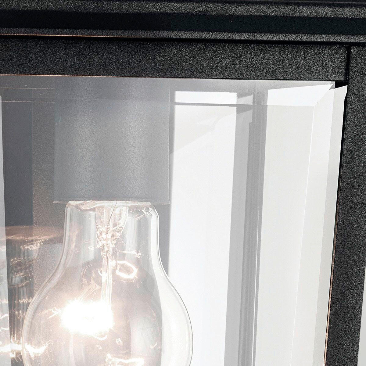 WANDLEUCHTE Kichler 33/18,4/21 cm  - Schwarz, Design, Glas/Metall (33/18,4/21cm) - Elstead Lighting