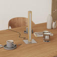 LED-TISCHLEUCHTE 15/40/15 cm   - Eichefarben/Nickelfarben, LIFESTYLE, Holz/Kunststoff (15/40/15cm) - Novel