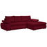 WOHNLANDSCHAFT in Textil Rot - Chromfarben/Rot, Design, Kunststoff/Textil (294/173cm) - Carryhome WOHNLANDSCHAFT in Textil Rot - Chromfarben/Rot, Design, Kunststoff/Textil (294/173cm) - Carryhome