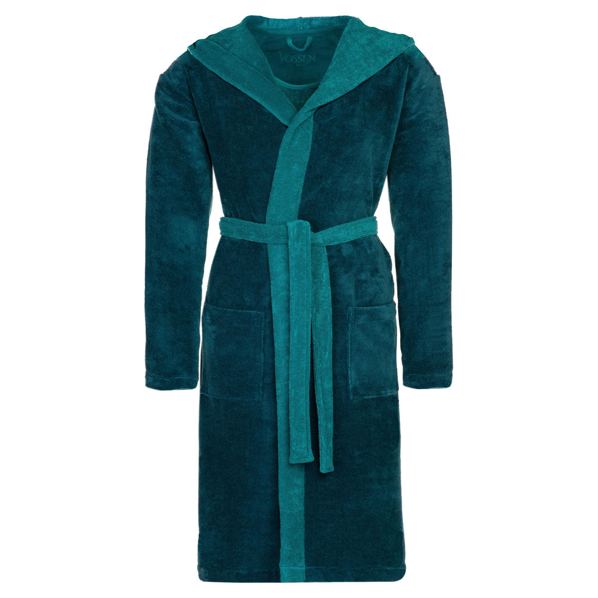 BADEMANTEL Poppy S  - Türkis/Blau, KONVENTIONELL, Textil (Snull) - Vossen