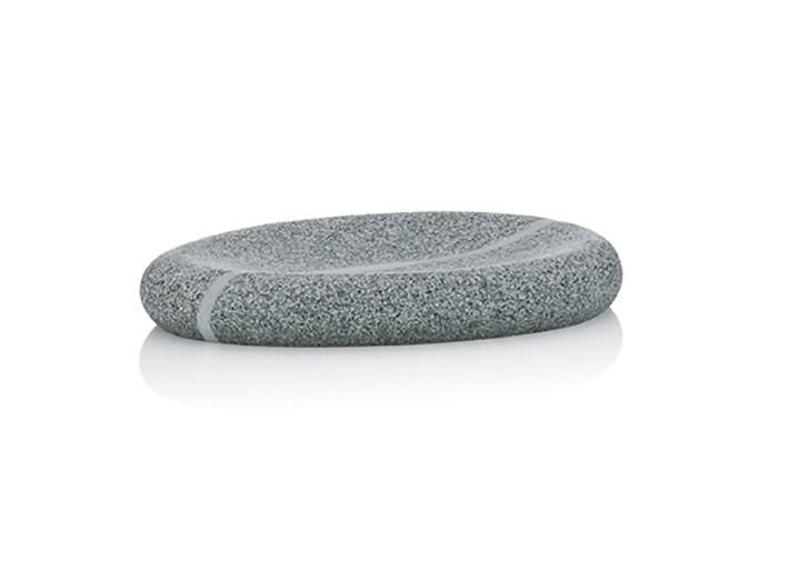 POSUDA ZA SAPUN siva plastika TALUS - siva, Konvencionalno, plastika (8,5/2/14cm) - Kela