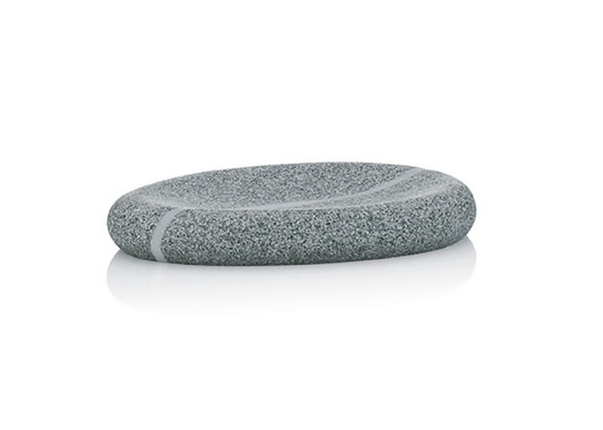 POSUDA ZA SAPUN  siva  plastika  - siva, Konvencionalno, plastika (8,5/2/14cm) - Kela